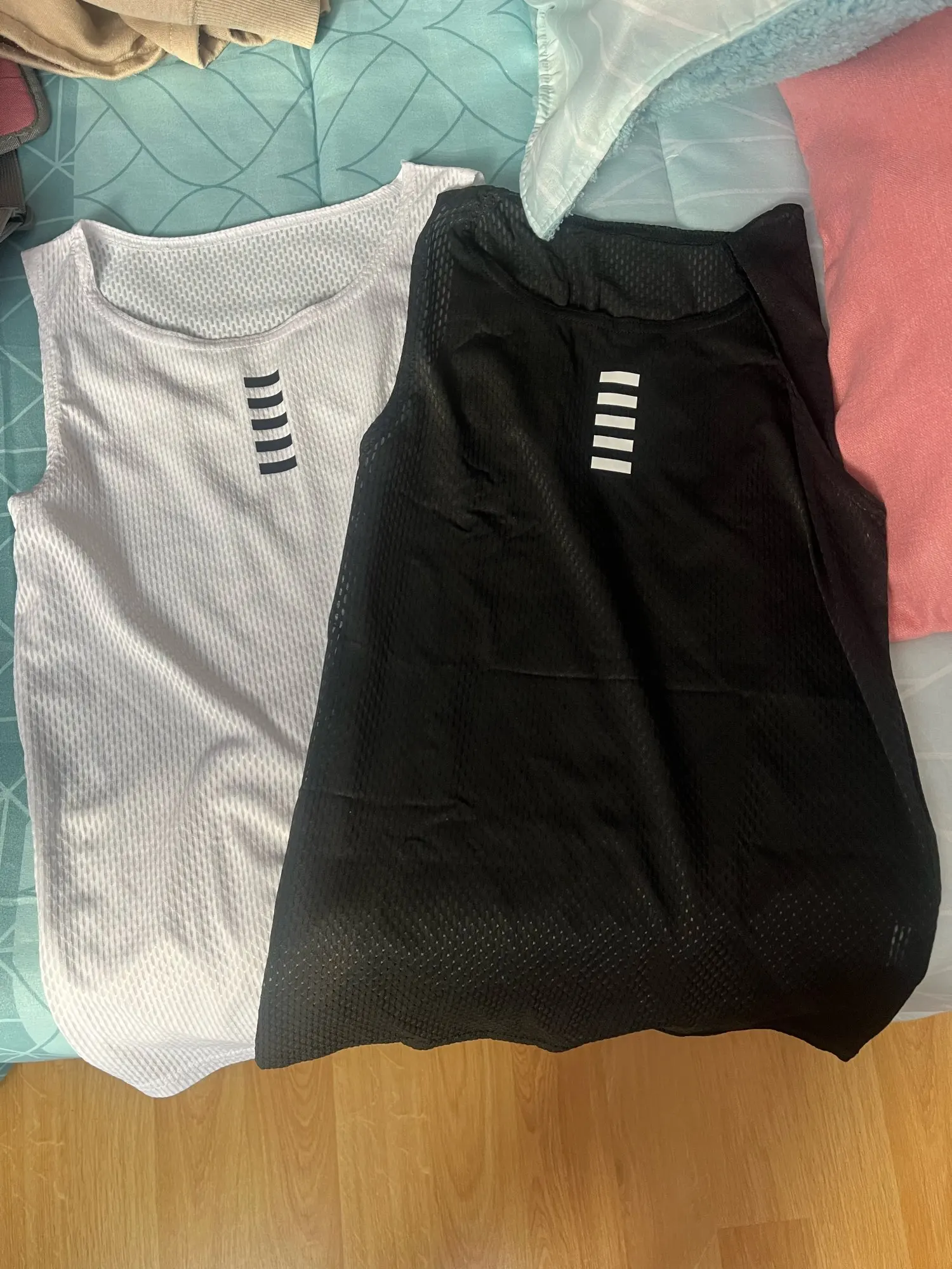 Cycling Base Layer Reflective Quick-Dry Comfort Vest White photo review