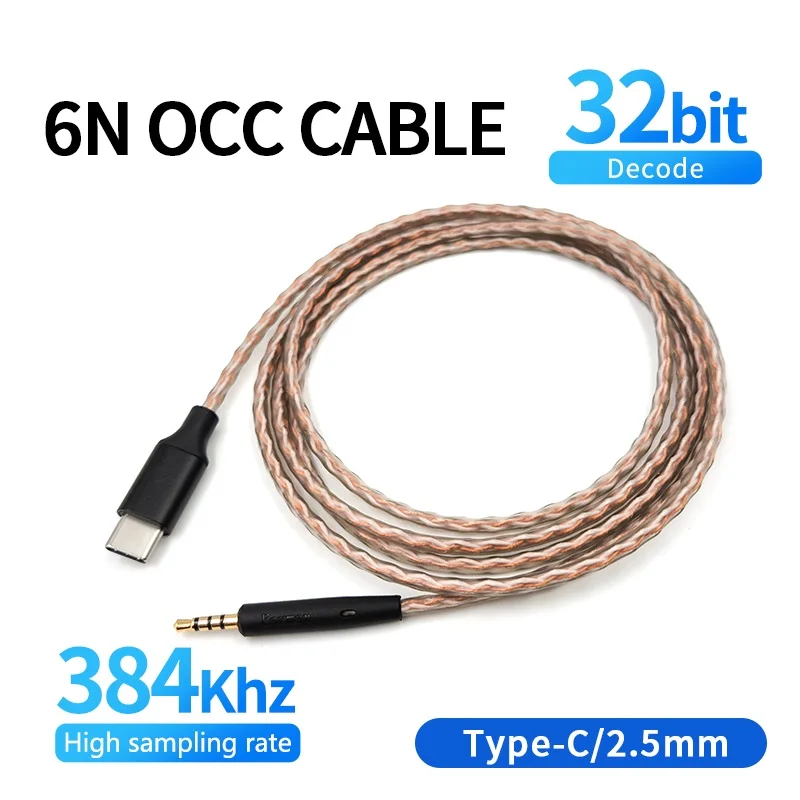 Cabo de Áudio 6n Usbc Tipoc para Bose Qc25 Qc35 Qc35 ii 700 Qc45 Oe2 Ae2 Aeii Auscultadores - Image 3