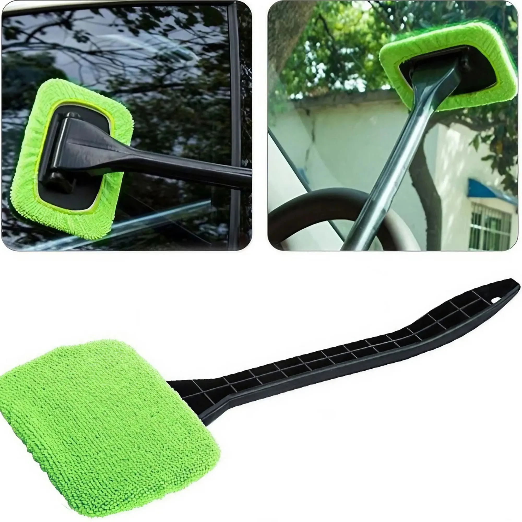CarWindowCleanerBrushKitWindshieldWiperMicrofiberWiperCleaner