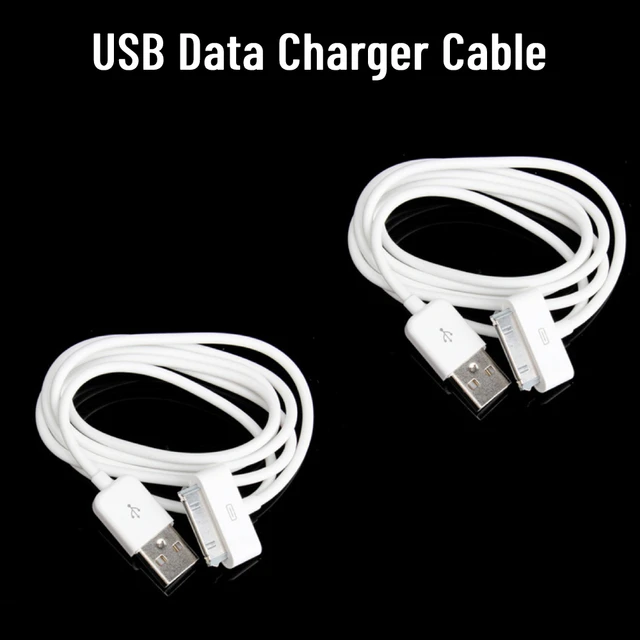  Cable para iPhone 4S, sincronización USB de 30 pines y