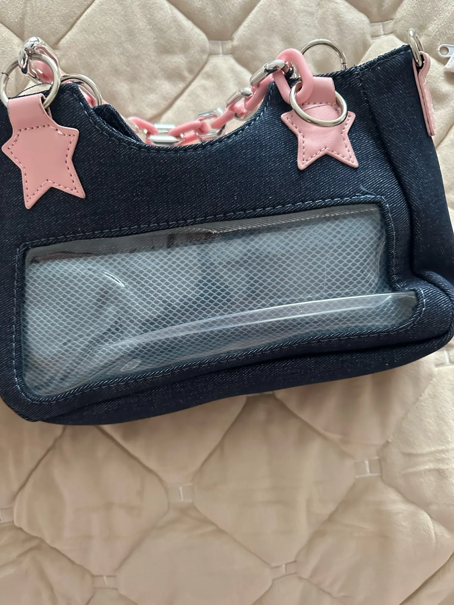 Y2K винтажная корейская модная сумка через плечо Harajuku Star Tote ...