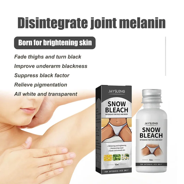 44438-b07718.png Body Whitening Bleach Cream Brighten Underarm Elbow Knees Joint Removal Intimate Parts Dark Spots Melanin Snow Bleach Cream 30ml