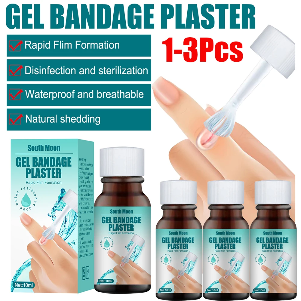 Breathable Waterproof Liquid Bandage Wound Healing Gel Wound Patch Band-Aid Spray Disinfecting Adhesive Hemostatic Patch liquid bandage