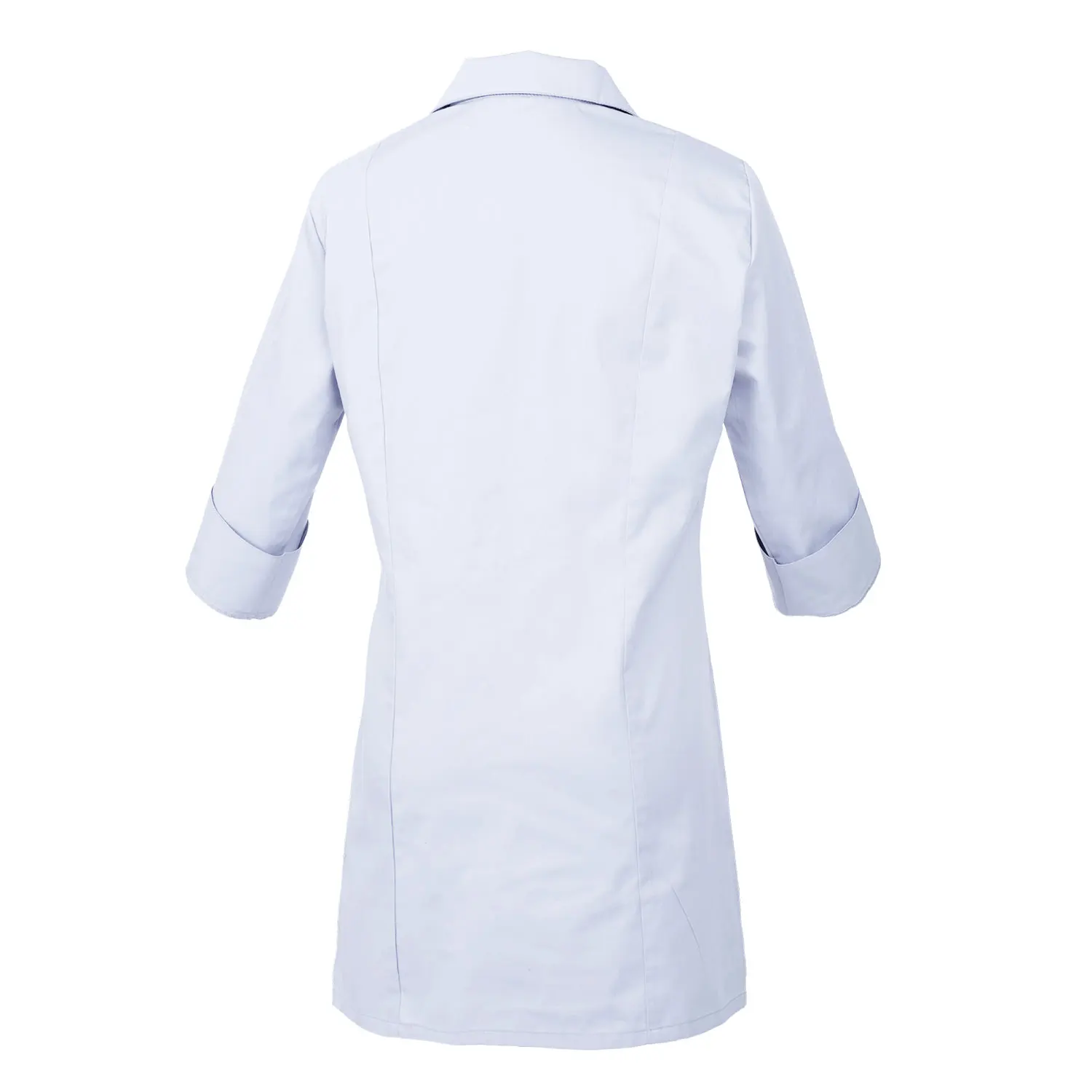 Embroidered Women's 3/4 Sleeve Lab Coat Personalized with your Text