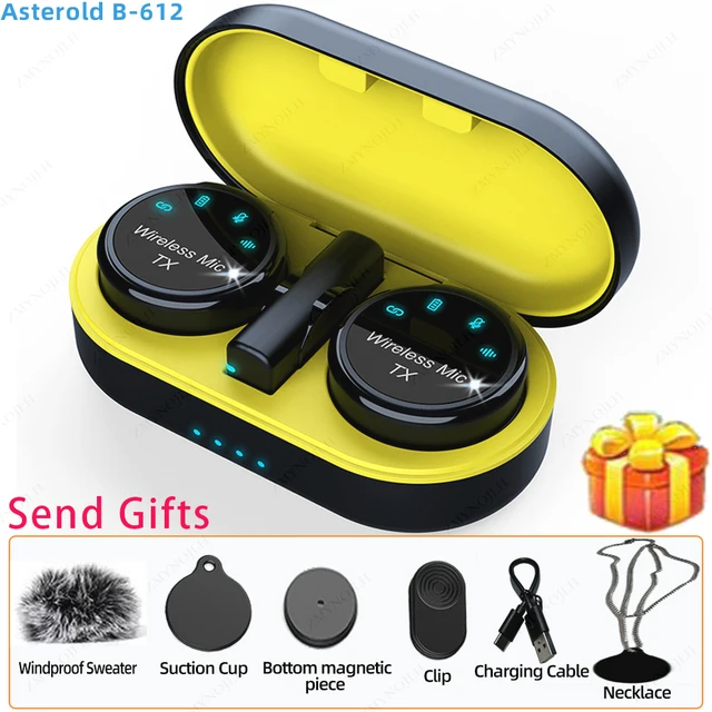 MICROFONE MAGNÉTICO DE LAPELA TX S/ FIO