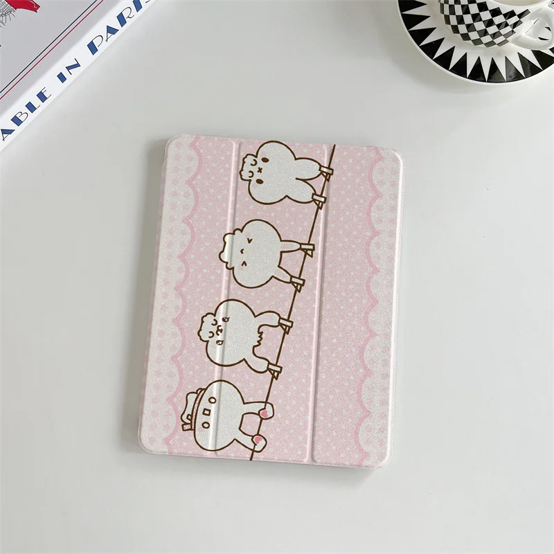 Adorable Pink Bunny Tablet Case