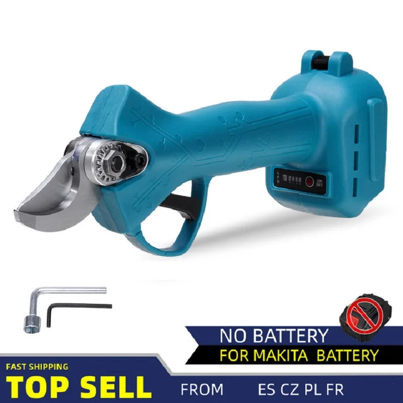 18V 4 Gear Cordless Pruner Shear Efficient Fruit Tree Bonsai Pruning