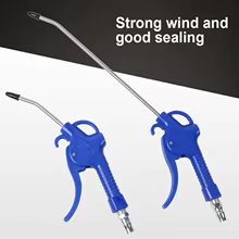 Air Blow Gun,High Flow Air Blower Gun for Compressor with Angled Bent Nozzle,Three Colors to Choose from,Short style