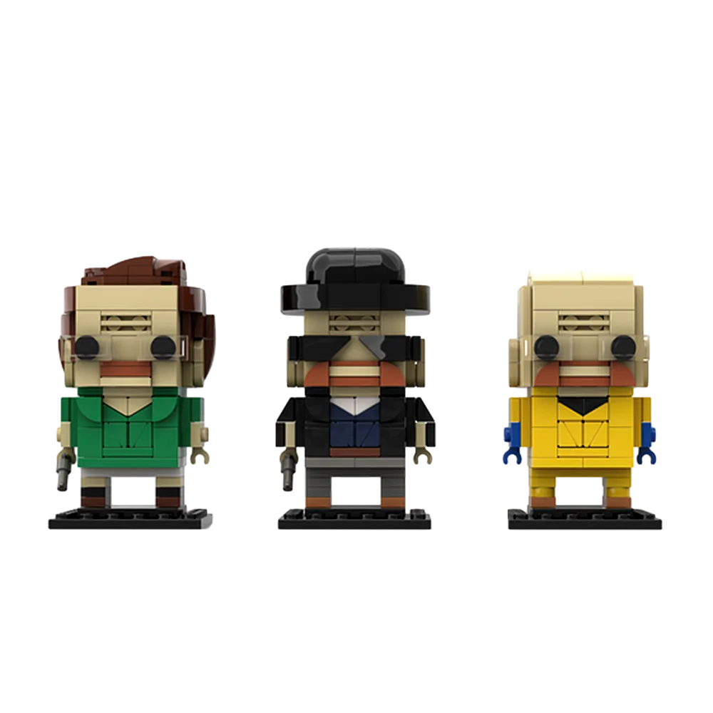 Gobricks Moc Walter White Bundle Set Breaking Bad Brickheadz Building Blocks Breaking Bad Bricks Kit Giocattoli Educativi Per Regalo