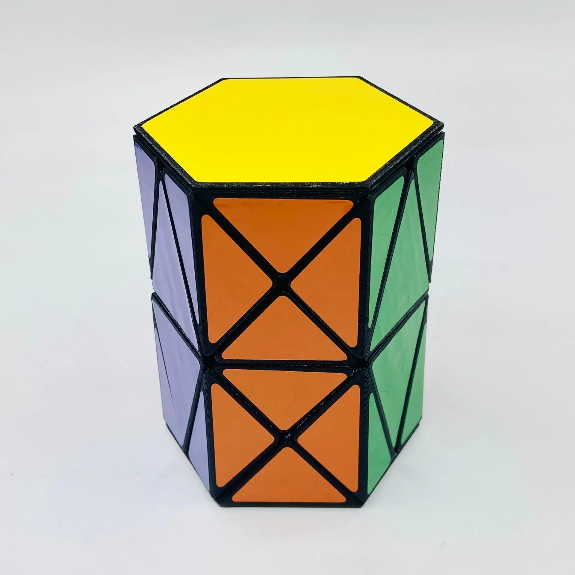 DS 3 Camadas 6-corner-Dimension cubo Pirâmide Hexagonal 3x3x3 Cubo Mágico  Brinquedo Quebra-cabeça Educacional - AliExpress