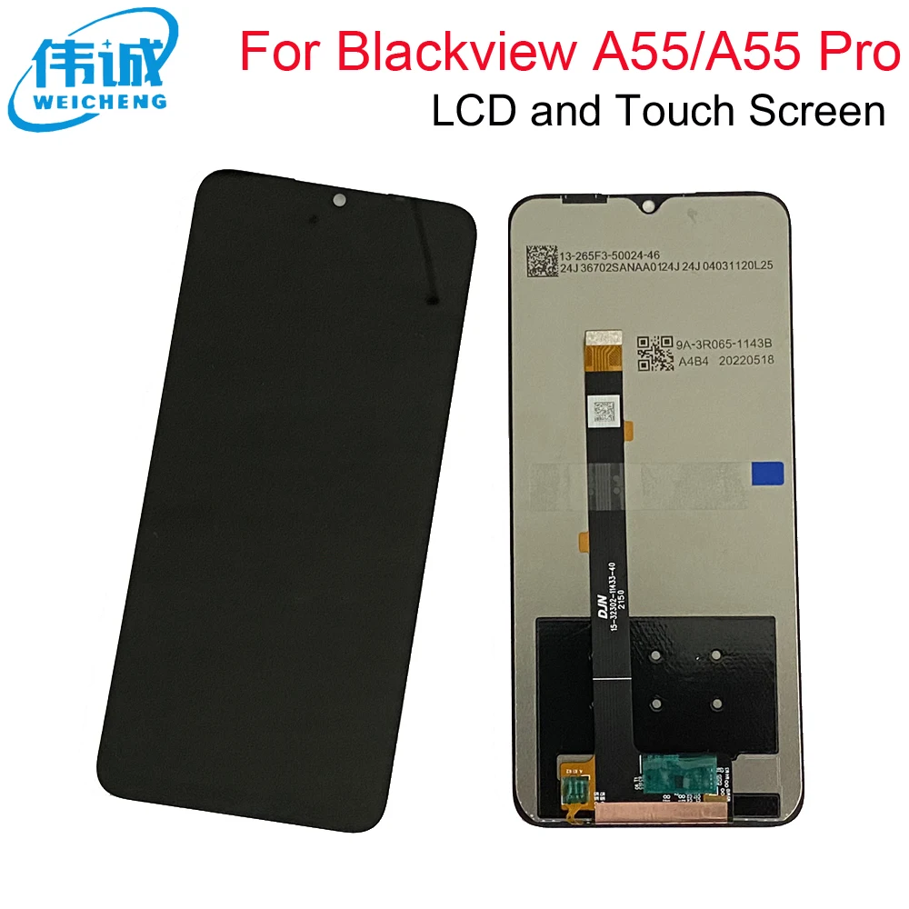 

Original Tested For Blackview A55 LCD Display And Touch Screen Digitizer With Tools For Blackview A55 PRO LCD Sensor