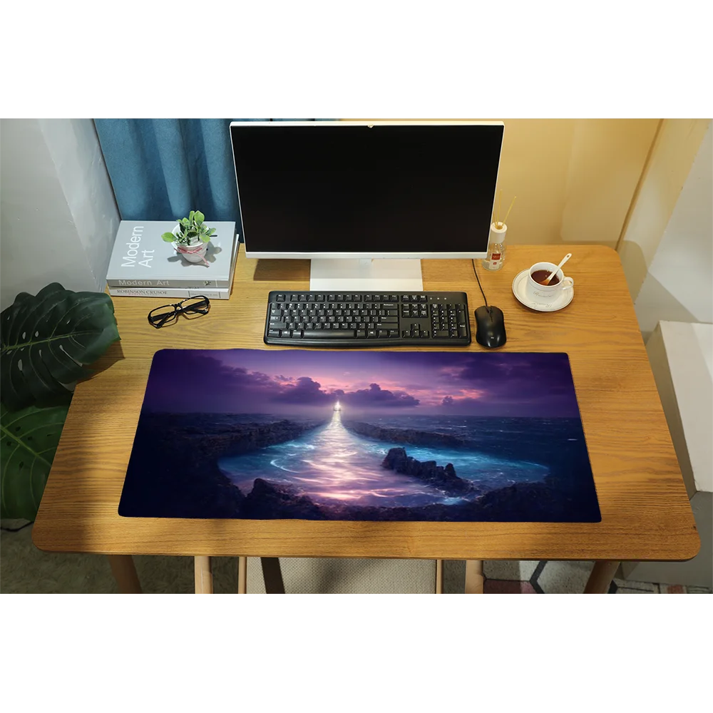 Galactic Meteor Space Art Mouse Pad Space Universe Galaxy Printing For