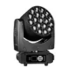Flightcase 4Pcs ZOOM and Rotation 19x40W high power RGBW 4in1 LEDs  RGBW 760W Big Bee Eye  Bar Stage Effect Light 2