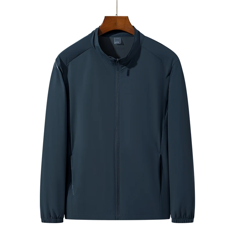 UPF 50+ UV Men Sun Protection Skin Coats Stand Collar Elasticity Breathable skin-friendly  Jacket Windbreaker Adult