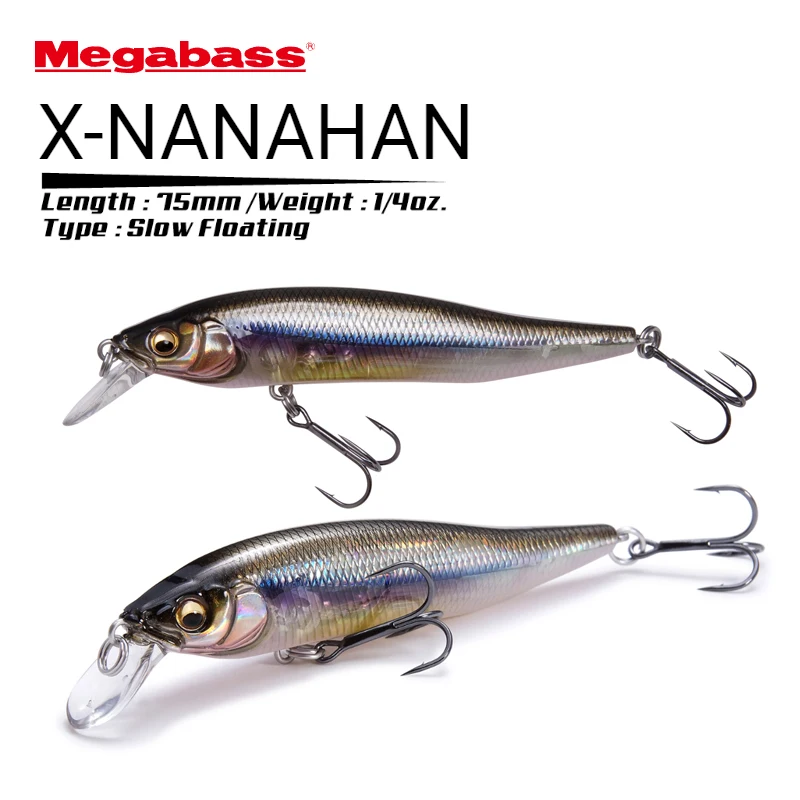 Leurre Megabass X-Nanahan +1 SW 75 Mm 1/4 Oz - Flottant, Do Chart - Neuf
