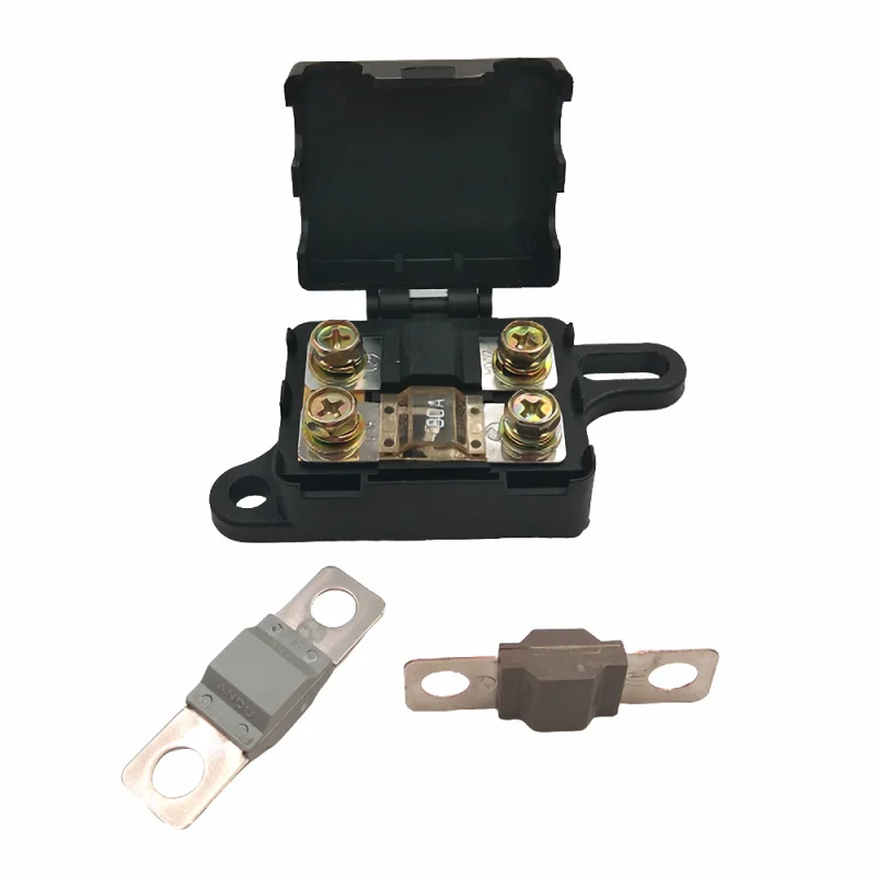 AMI MIDI Distribution Block Fuse Holder 2 Circuit 2way Bolt Automobile Fuse Box Base Holder