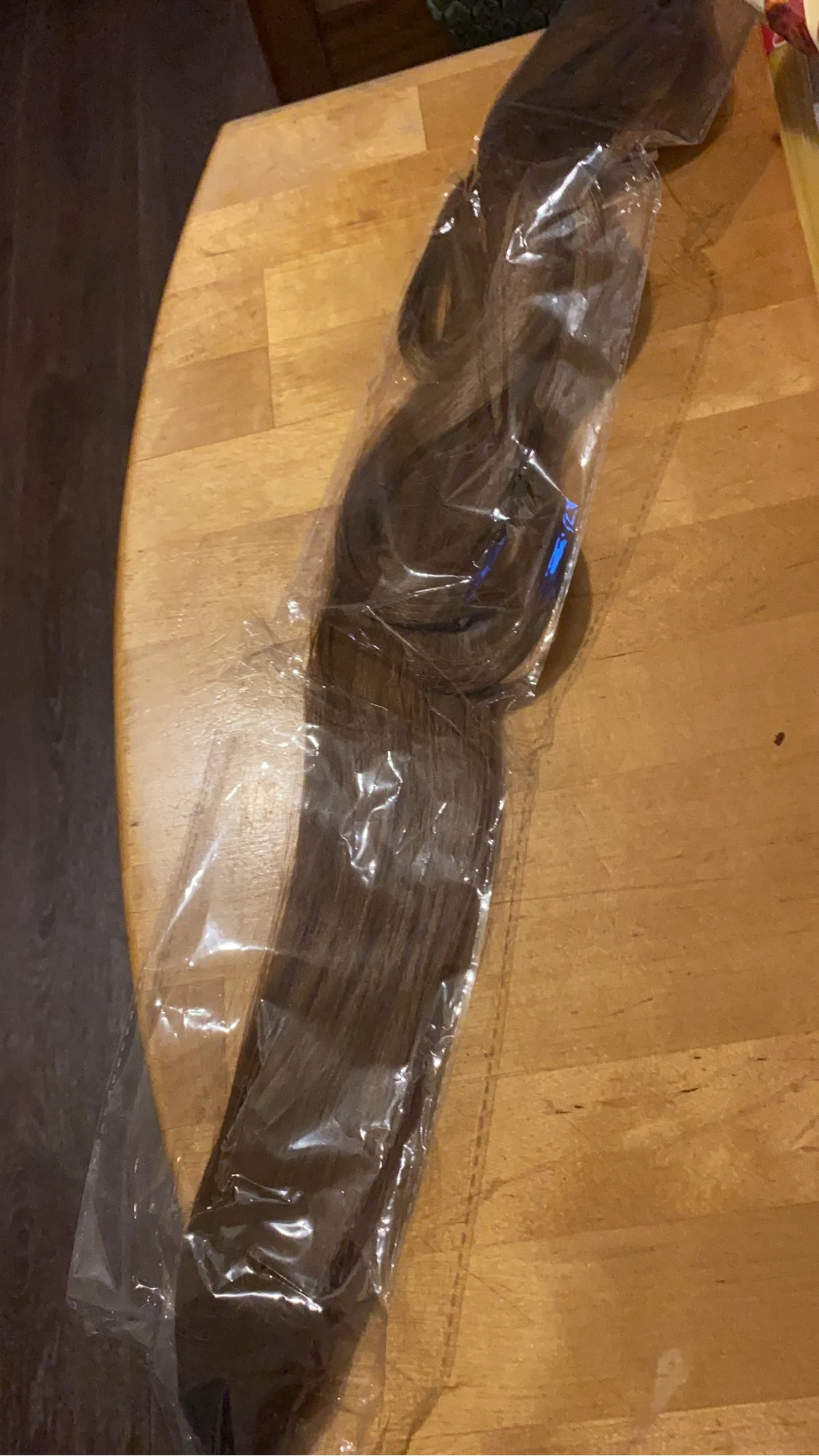 Synthetic Long Braided Ponytail Hair Rope Extension photo review