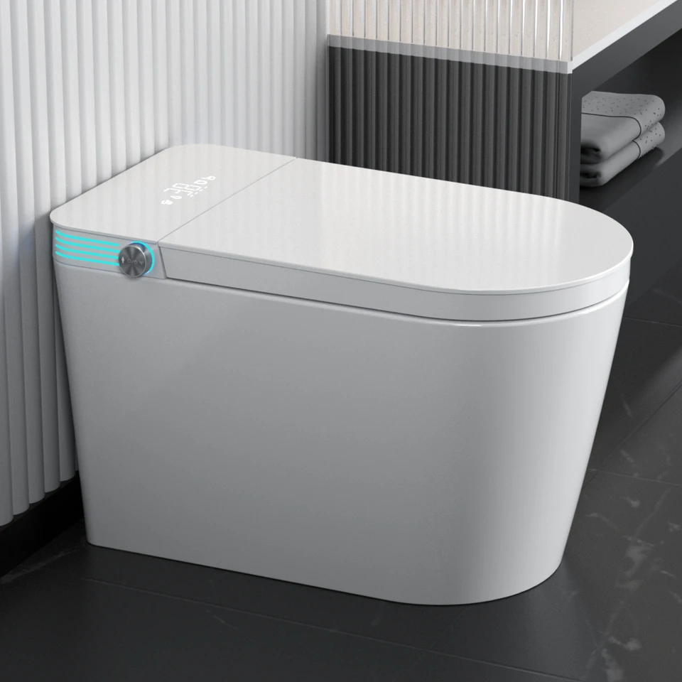Smart Heated Bidet Toilet with Voice Control