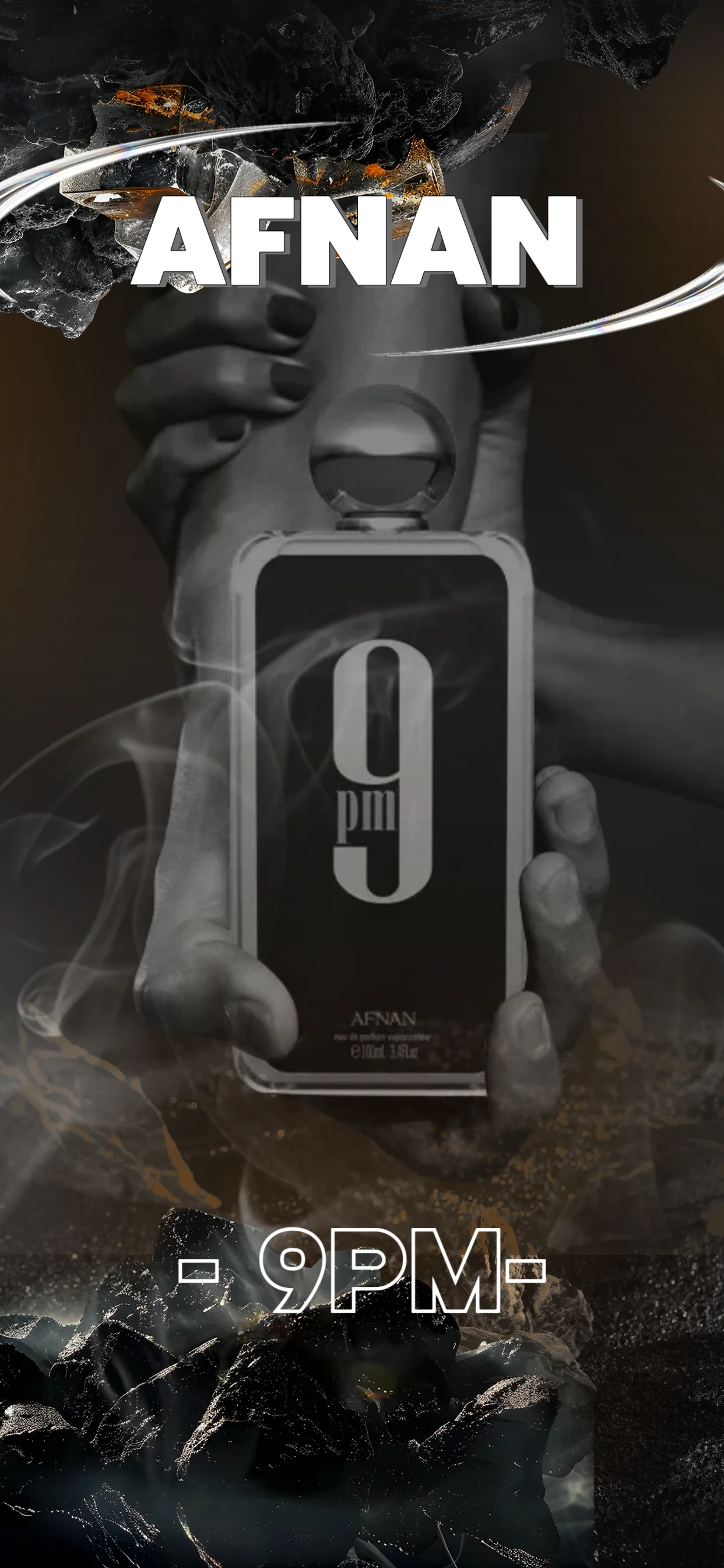 Afnan 9PM Eau de Parfum 100ml – Warm Vanilla, Amber & Tonka | Long-Lasting Masculine Fragrance for Night Out, Date & Special Ev view 5