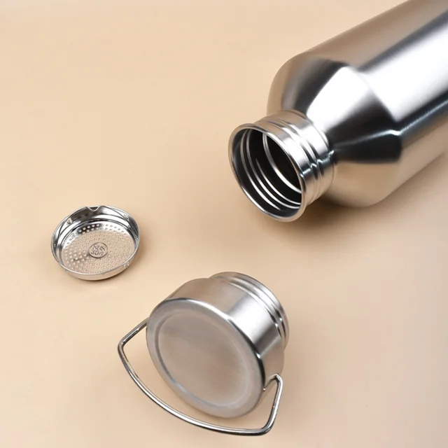 2L Drink Bottle for Sport Large Capacity Stainless Steel Sport Bottle Single-Layer Water Cup Metal Flask Drinkware Camping Sport 4