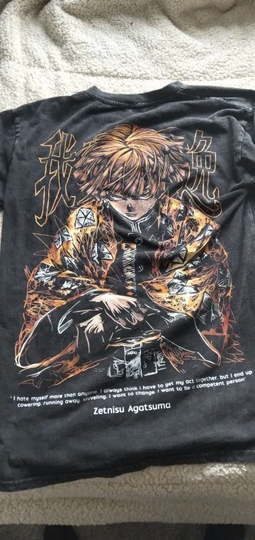 Demon Slayer Gym T-Shirt – Oversized Anime Training Tee (Various Designs)