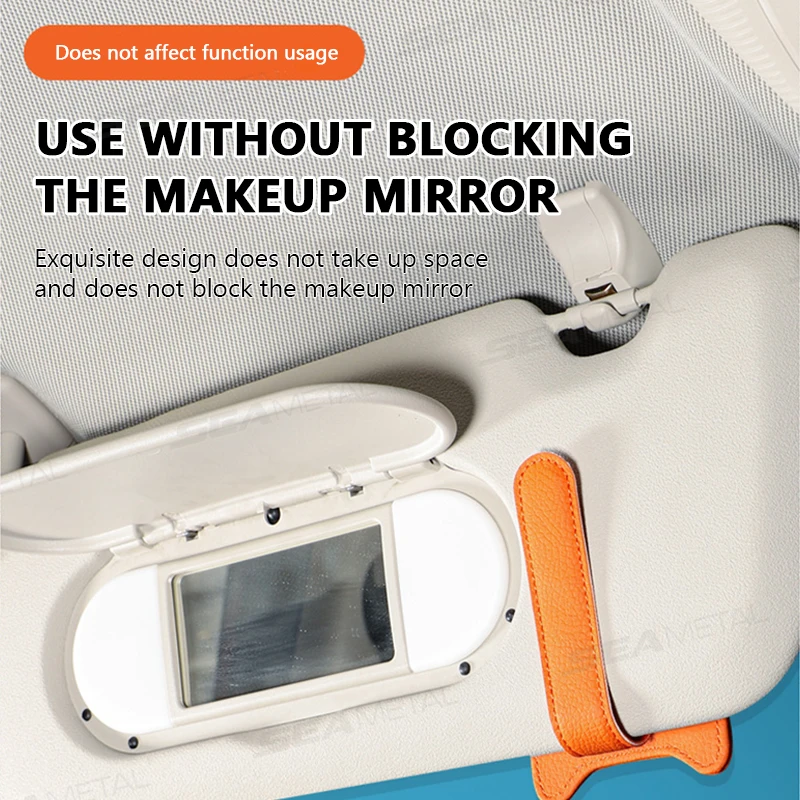 Magnetic Car Visor Glasses Holder with Card Holder