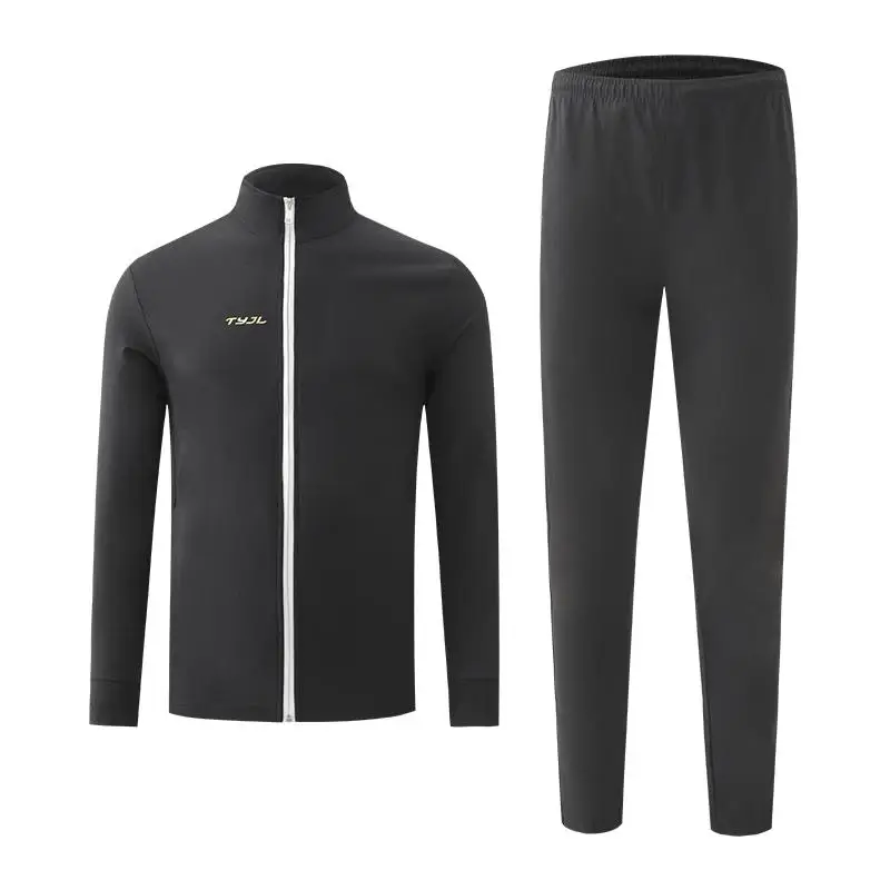 Women Men Badminton Tennis Jackets Black White Patchwork Autumn Winter Sports Ping Pong Table Tennis Coat Workout Clothes