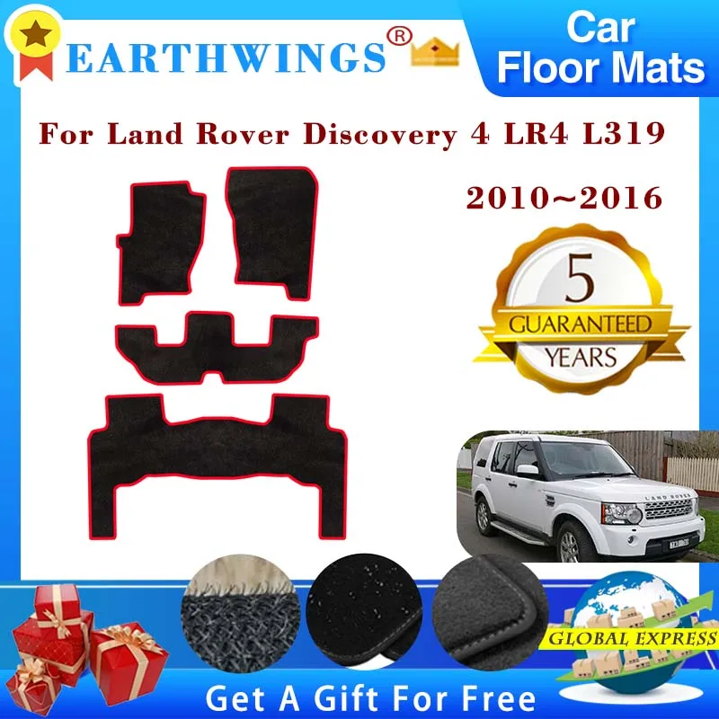 

Car Floor Mats For Land Rover Discovery 4 LR4 L319 2010~2016 7 Seats Carpets Footpads Rugs Cover Foot Pads Stickers Accessories