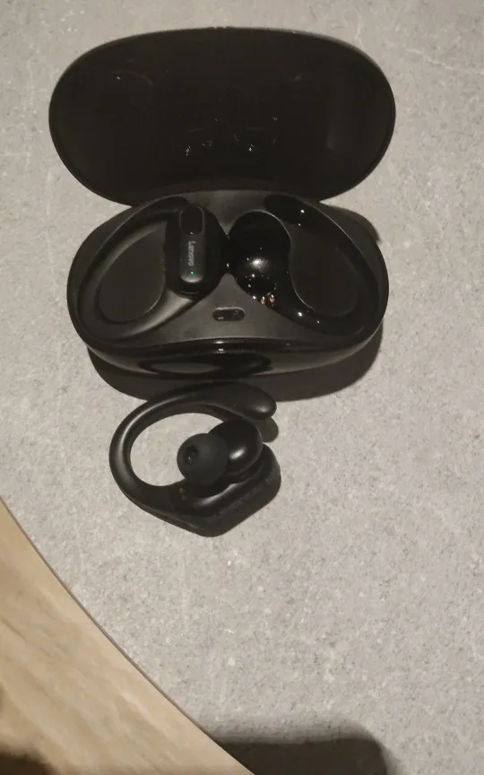 Lenovo XT80 auriculares Bluetooth 5,3 auriculares inalámbricos verdaderos con micrófono Control de botón reducción de ruido ganchos para las orejas auriculares impermeables photo review