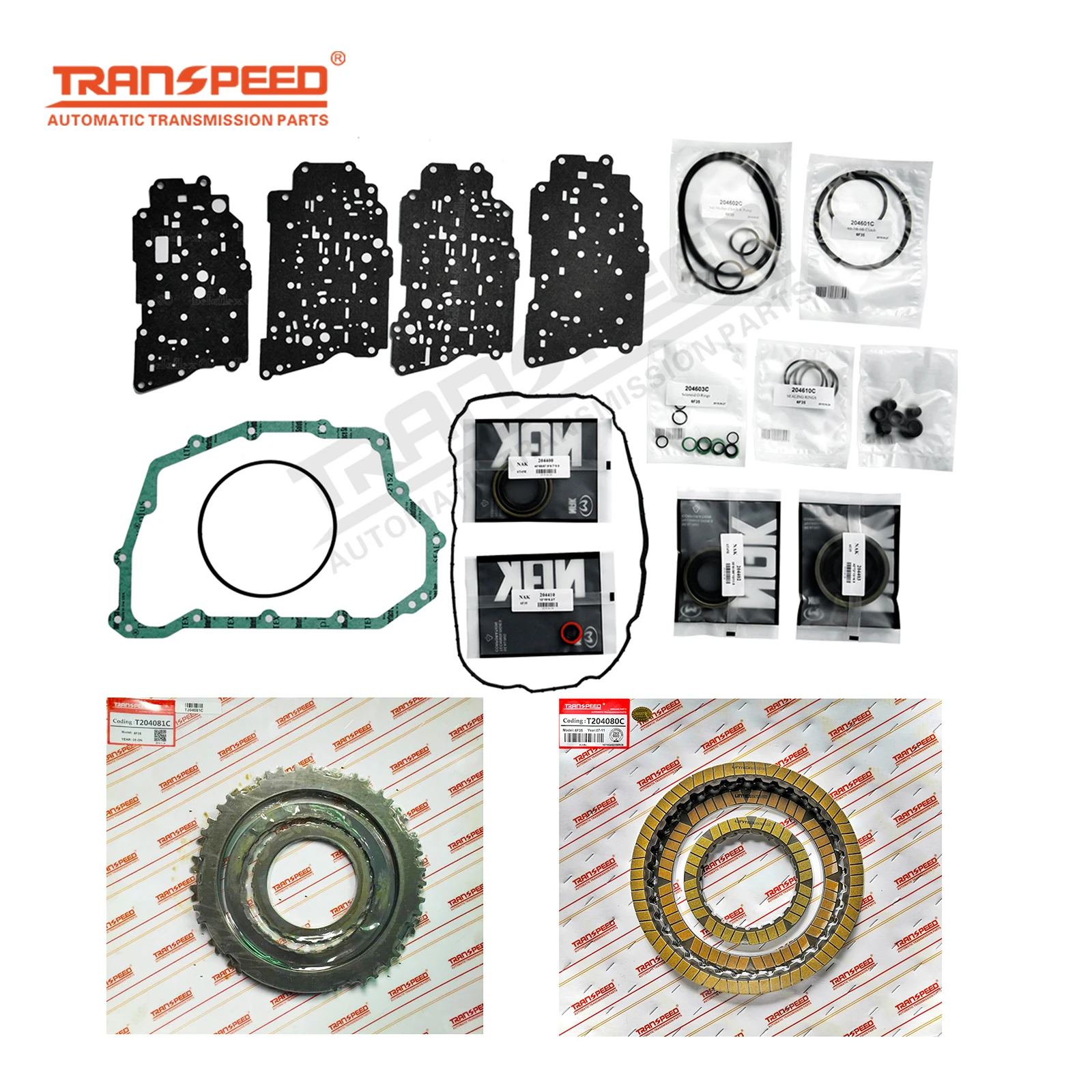 Transpeed 6f35 Automatic Transmission Gearbox Master Rebuild Seals