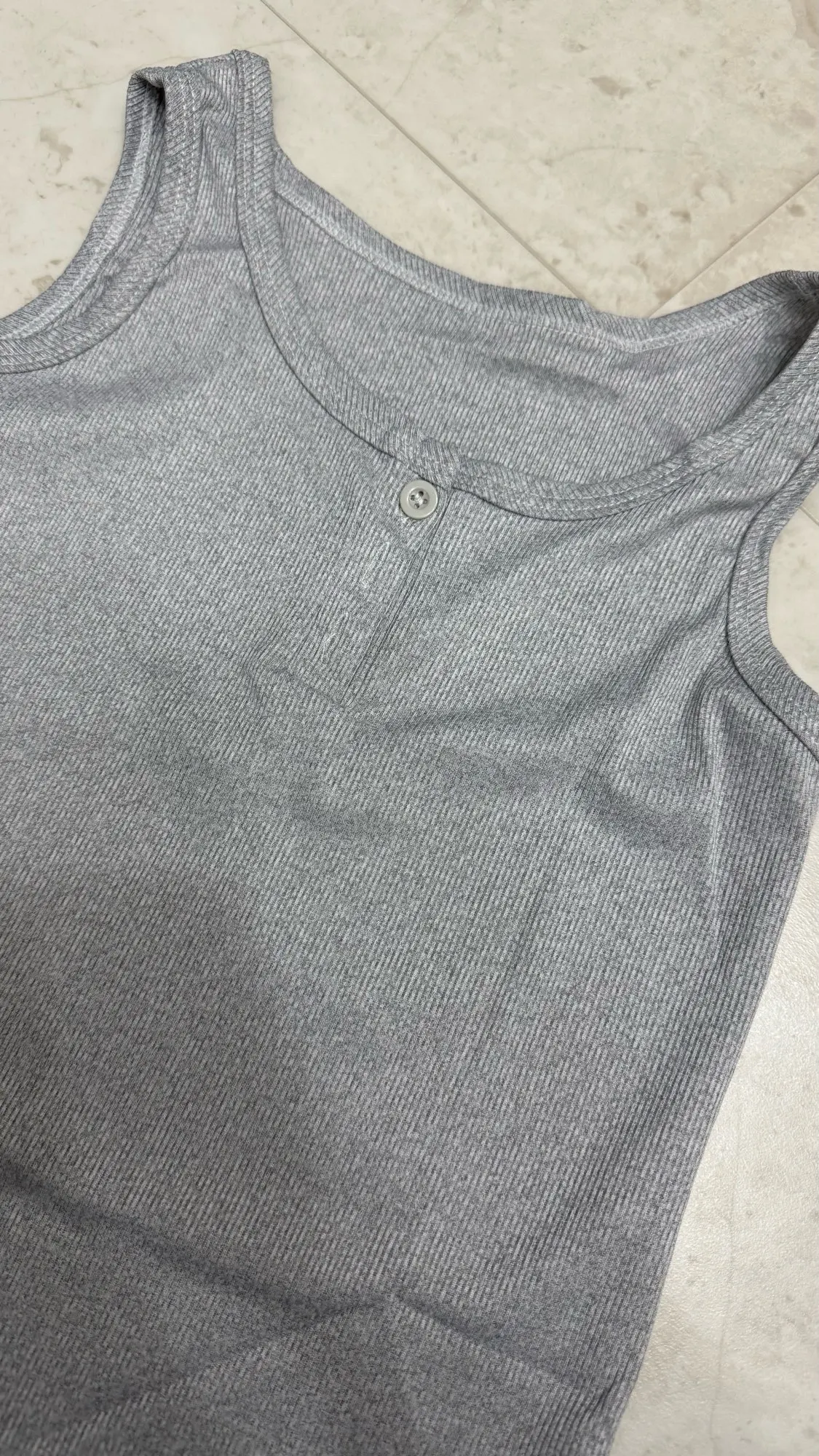 Women's Korean Style Threaded Crop Top - High Stretch Sleeveless Inner Wear Vest photo review