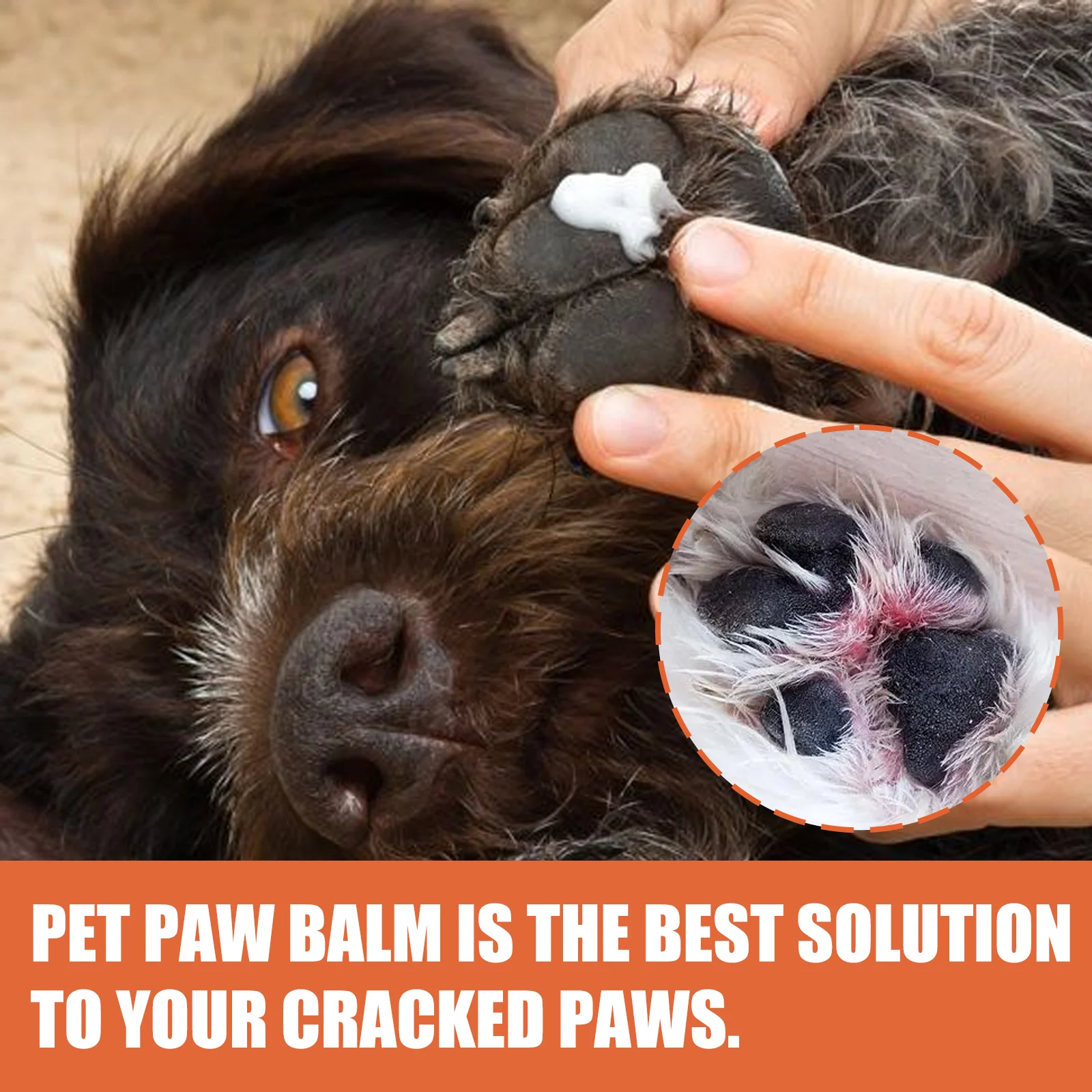 Natural Pet Paw Care Cream Moisturizing Anti-chapping Nourishing Repair Cracked Soothing Relief Discomfort and Pain Paw Cream