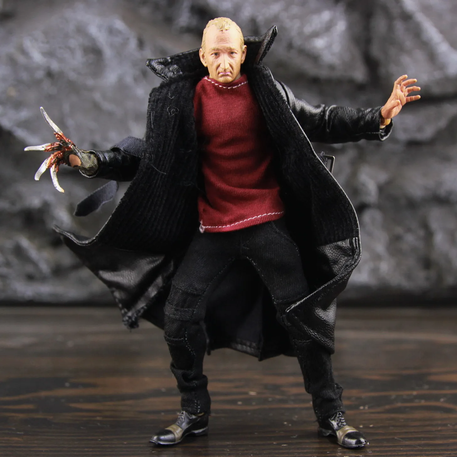 Anoes Freddy Krueger 6 "Action Figure Freddy'S Dead Nightings Forma Umana Robert Englund Variant One:12 1:12 Abbigliamento Giocattoli Bambola