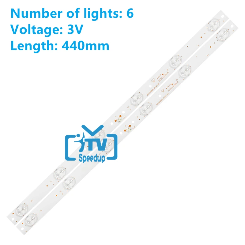 

2 pcs LED Backlight strip 6 lamp for NEO LEF-2419D ZDCX236D06-ZC14F-02 303CX236031 TF-LED24S48T2 JL.D24061235-006BS-M_V01