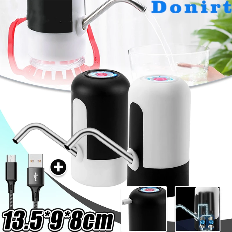 Water Bottle Pump One Click Switch with USB Automatic Electric Water