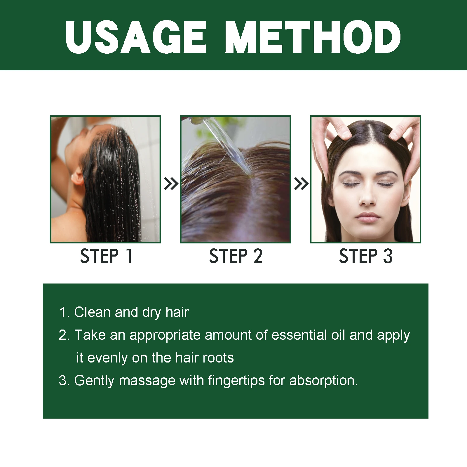 EELHOE Rosemary Hair Care Oil Gentle Nourishing Scalp Strengthening Hair Roots Volumizing Thickening Hair Care Essence Oil