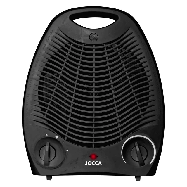 Electric heater JOCCA with 2000W power. Hot and cold air fan. Black  portable thermofan. Winter stove for heating the house quickly and without  taking up much space - AliExpress