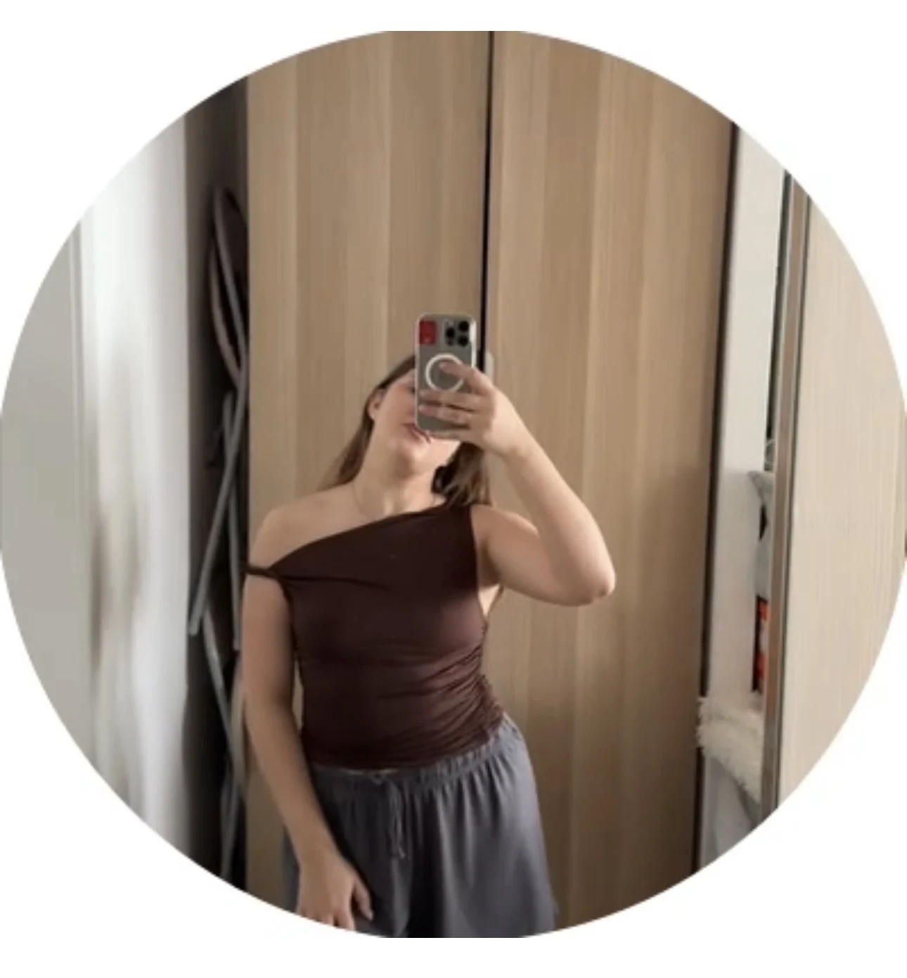 Effortless Off-Shoulder Summer Tank Top with Ruching photo review