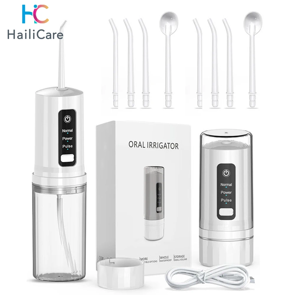 Portable Oral Irrigator Water Flosser Dental Water Jet Tools Pick ...