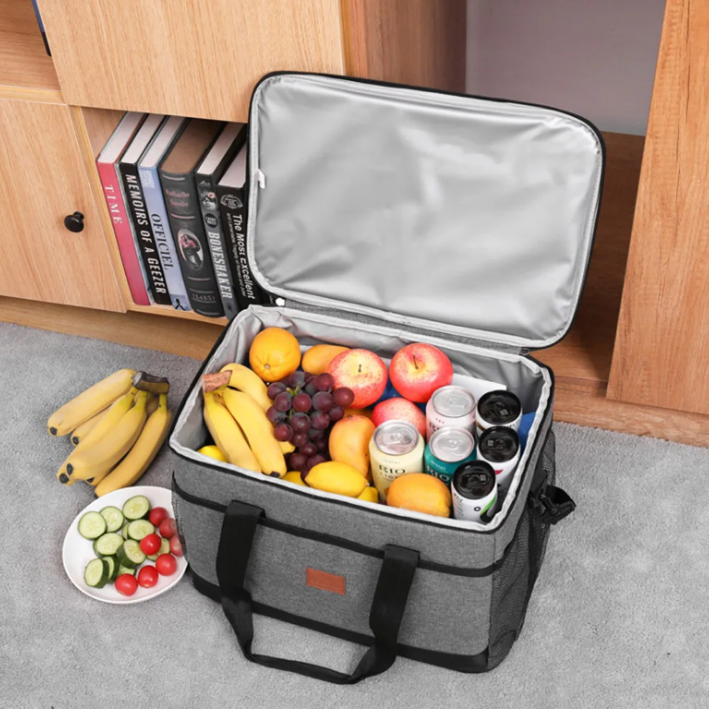 휴대용 도시락 가방 식품 보온 박스, 방수 사무실 쿨러 도시락, 어깨 스트랩 단열 케이스, 신제품 