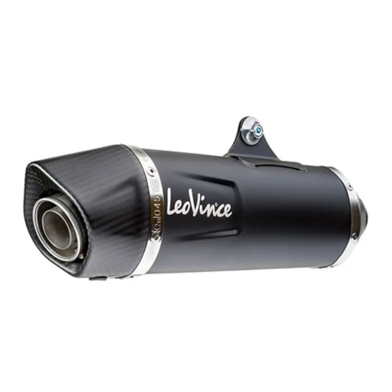 Leovince 14078K Scarico Completo/Gruppo Nero Silenzioso Per Moto Yamaha X-Max 125/Tech Max 2021-2023