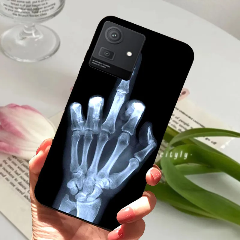 Shockproof Soft TPU Silicone Phone Case with Cartoon Matte Design