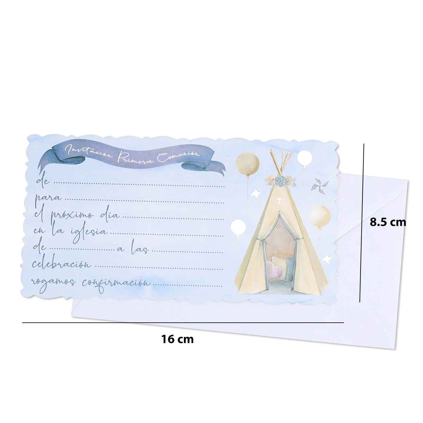 Lote de convites de comunhão de 10 a 60 para meninos ou meninas, 4 modelos,  com envelope branco, cartões para convidados de comunhão, lembranças de  comunhão, loja Regalantes - AliExpress, image size:1417x1417