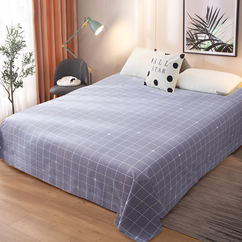 2025 New Collection Solid Color All-Season Washed Cotton Bedding Set, Fitted Sheets for Student Dorms, Home Bedrooms 4