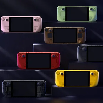 eXtremeRate Replacement Housing Shell Set for Steam Deck LCD, Faceplate Back Plate Shell with Buttons - Console NOT Included 1