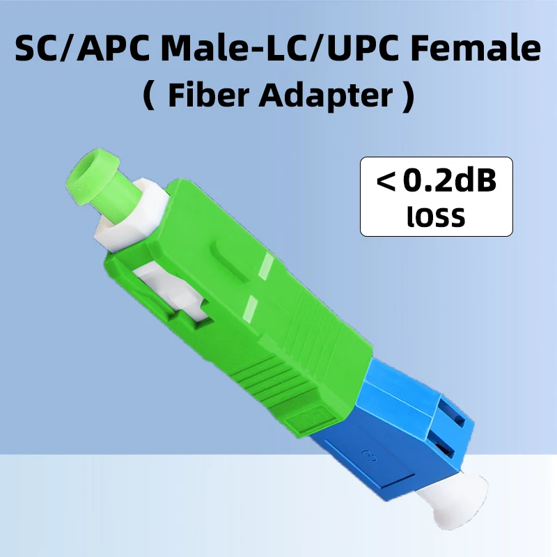 SC/APC Male-LC/UPC Female Fiber Adapter Hybrid Converter Optical Power ...