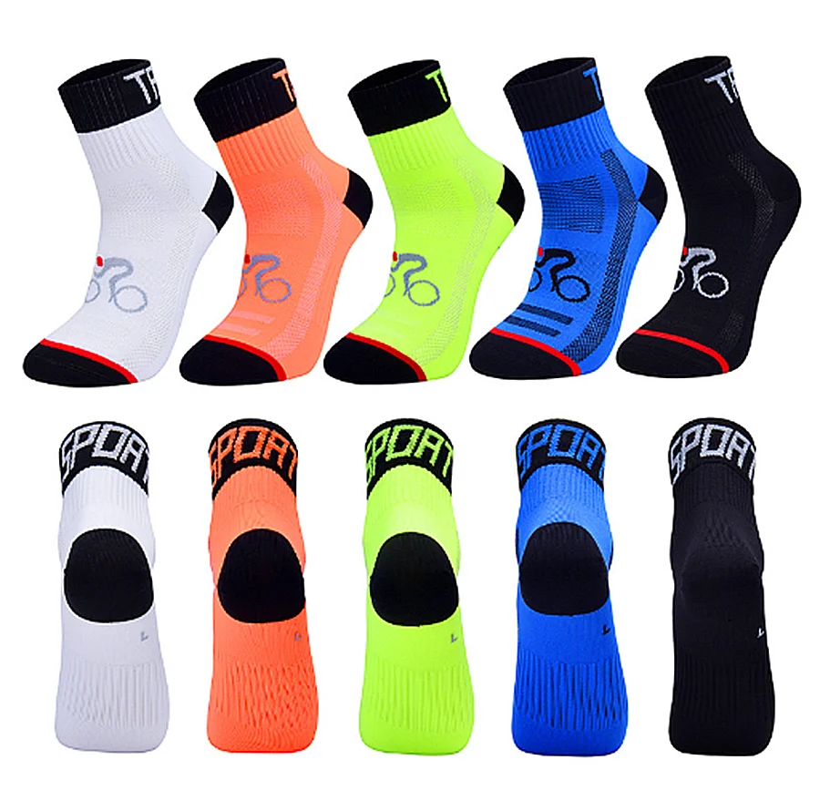 

Professional Running Marathon Outdoor Fitness Sports Breathable And Comfortable Mid-calf Cycling Socks