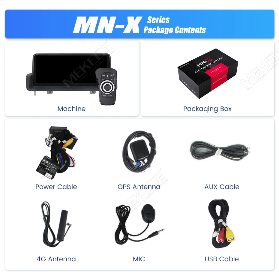 MEKEDE Radio Multimedia para Auto con Android 15 de 8 Núcleos para BMW Serie 3 E90 E91 E92 E93 2005-2012, Reproductor con CarPlay Inalámbrico, Todo en Uno 2