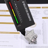 Fine Jewelry VVS1 With Certificate Moissanite Star Rings For Men 925 Sterling Silver Moissanite Rings Hip Hop Jewelry - Image 2