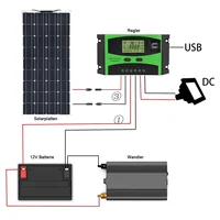 Panneau solaire flexible de 200 W, panneau solaire 12 V, cellule photovoltaïque monocristalline pour camping-car, caravane et camping. 6